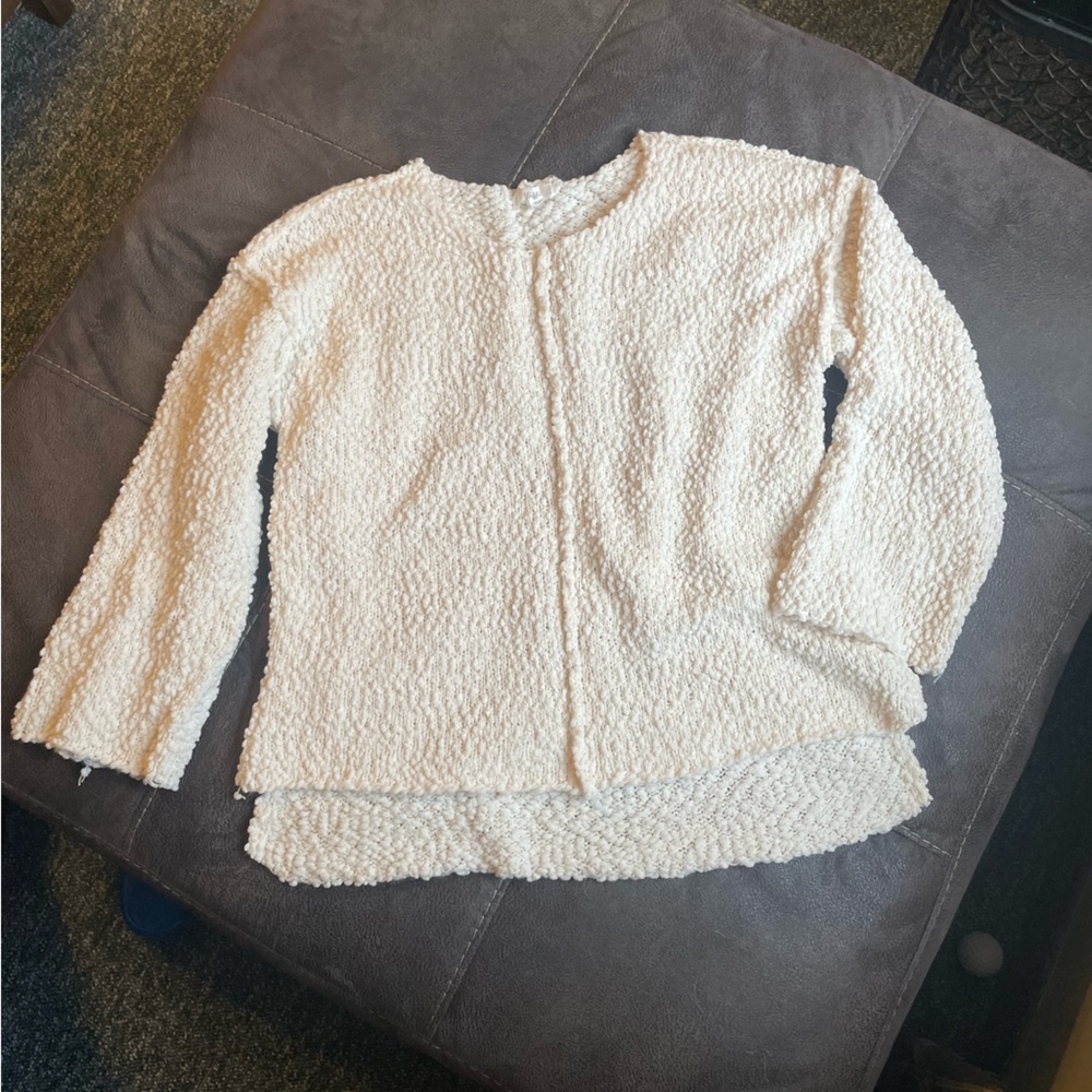 MINE cream sweater size medium